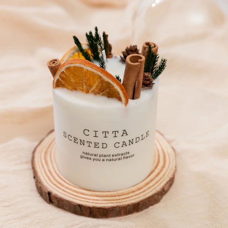 bougie parfumée en cire de soja pour moments romantiques et détente - vue 5 sur 7