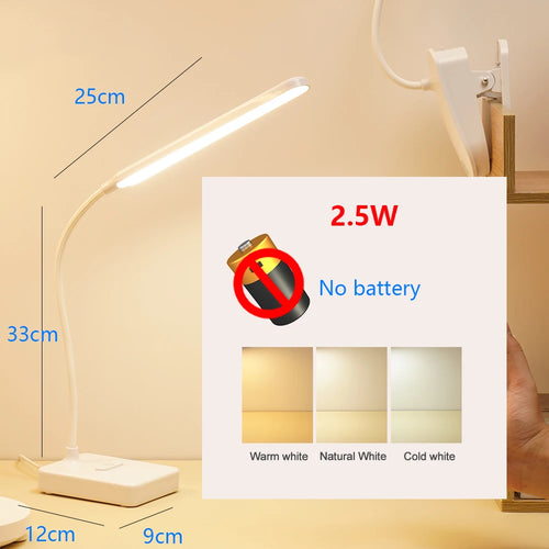 lampe de bureau led tactile usb avec protection des yeux