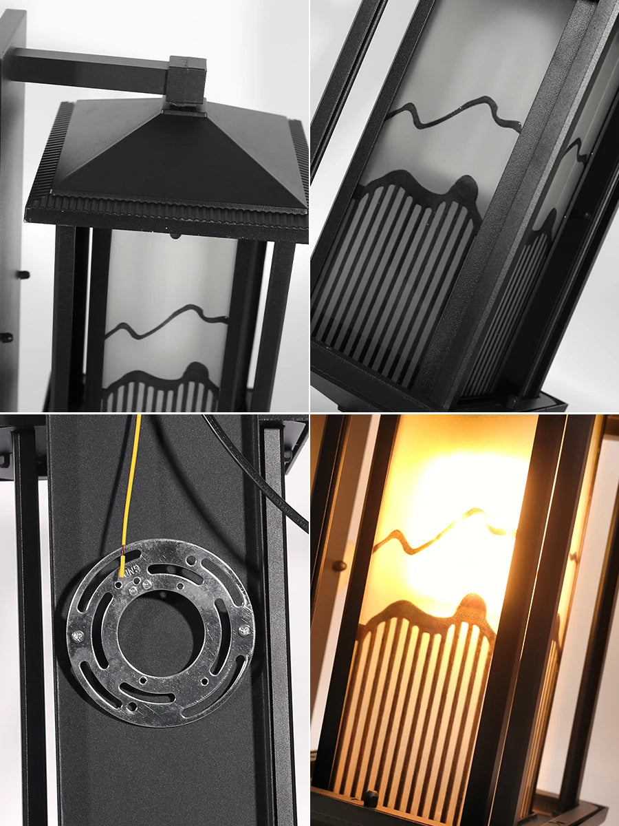 applique murale extérieure moderne étanche pour éclairage extérieur - vue 10 sur 10