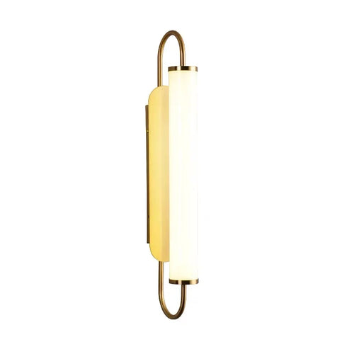 Nordic Minimalist Long White LED Wall Lamp for Bedroom Headboard, Modern and Personalized Living Room Balcony Lighting Fixtures - vue 7 sur 7