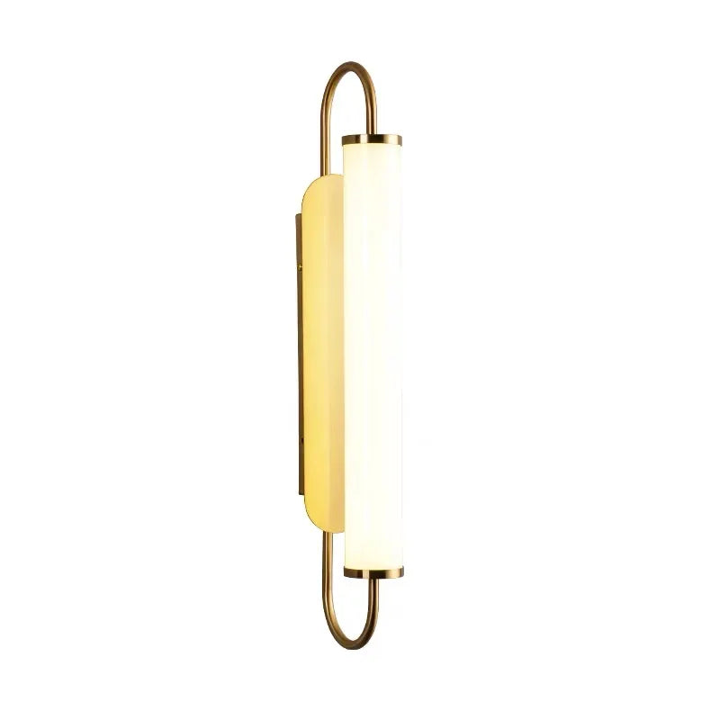 Nordic Minimalist Long White LED Wall Lamp for Bedroom Headboard, Modern and Personalized Living Room Balcony Lighting Fixtures - vue 6 sur 7