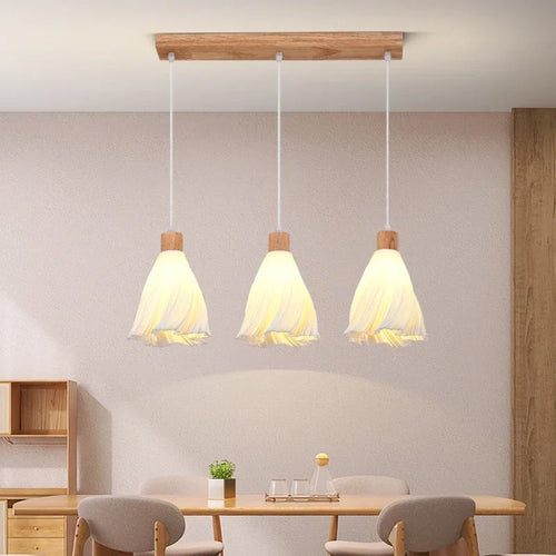 lustre led moderne semi-circulaire pour bar restaurant magasin - vue 3 sur 12
