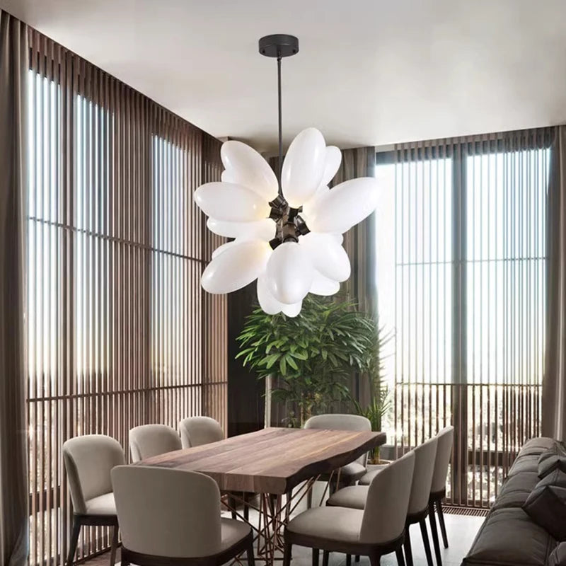 Lustre led au design moderne - vue 6 sur 8