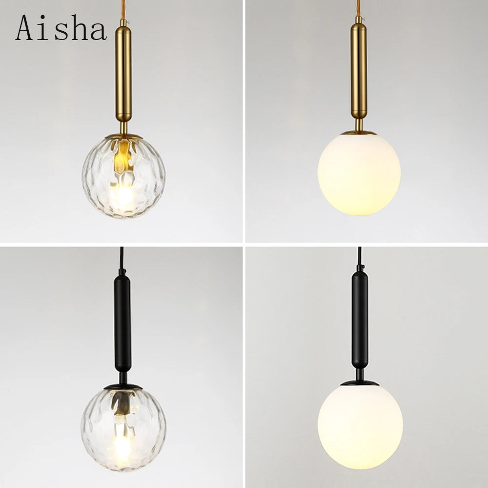 suspension moderne avec éclairage led design élégant - vue 5 sur 10
