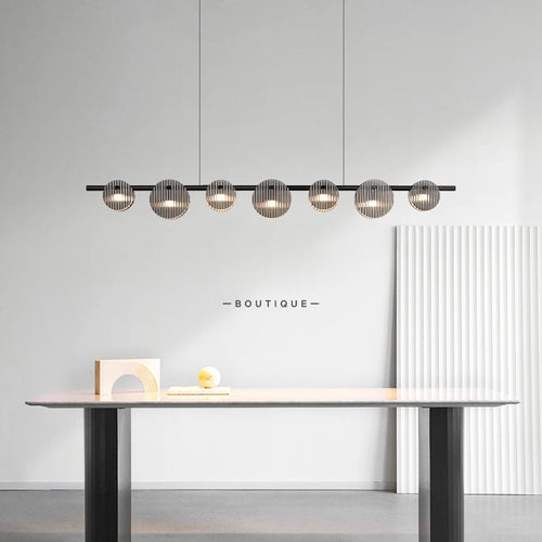 lustre à led moderne style minimaliste pour intérieur - vue 4 sur 9