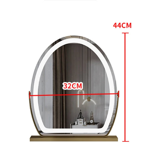 miroir de courtoisie éclairé avec capteur tactile et éclairage dimmable - vue 10 sur 15