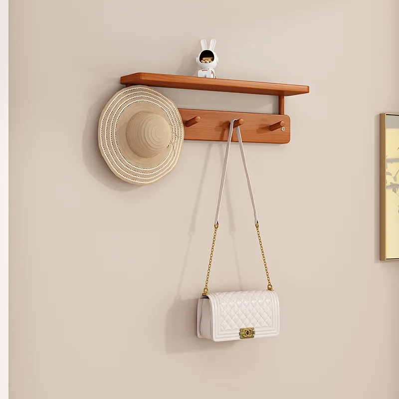 portemanteaux en bambou double couche pour rangement créatif - vue 1 sur 10