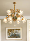 lustre en cristal rustique pour éclairage intérieur industriel