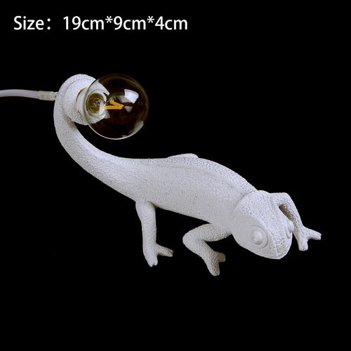 applique murale lézard mignon en résine luminaire de nuit - vue 11 sur 11