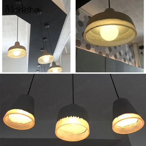 suspension style industriel rétro pour décoration intérieure - vue 6 sur 9