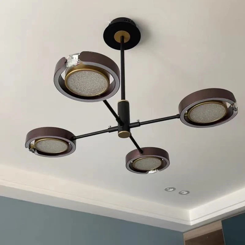 suspension led moderne au design minimaliste élégant pour intérieur - vue 5 sur 18