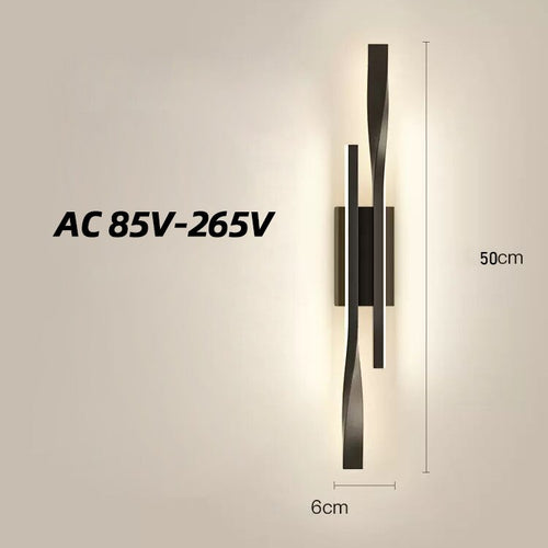 lampe chevet moderne nordique salon tv applique - vue 5 sur 9
