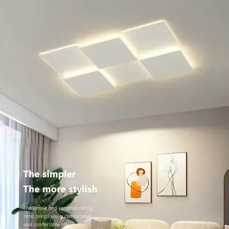 lustre moderne à leds pour décoration intérieure intelligente - vue 2 sur 10