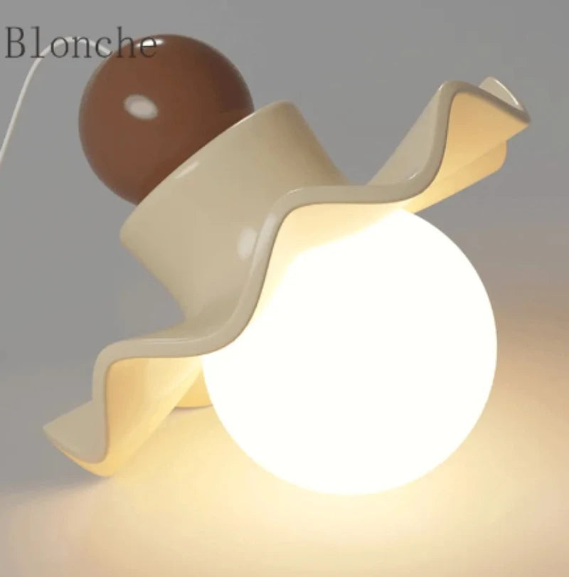 suspension led fleur style nordique pour décoration intérieure - vue 5 sur 16