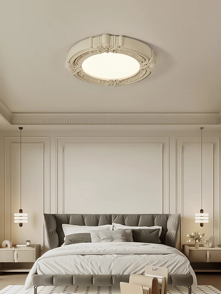 plafonnier rétro en résine design français pour intérieur moderne - vue 3 sur 10
