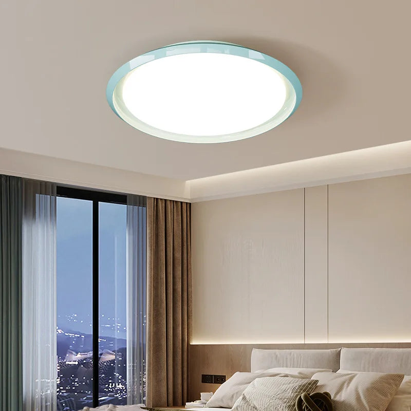 plafonnier led ultra mince design moderne pour décoration intérieure - vue 2 sur 10