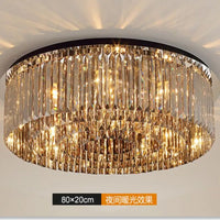 plafonnier moderne en cristal pour éclairage intérieur décoratif