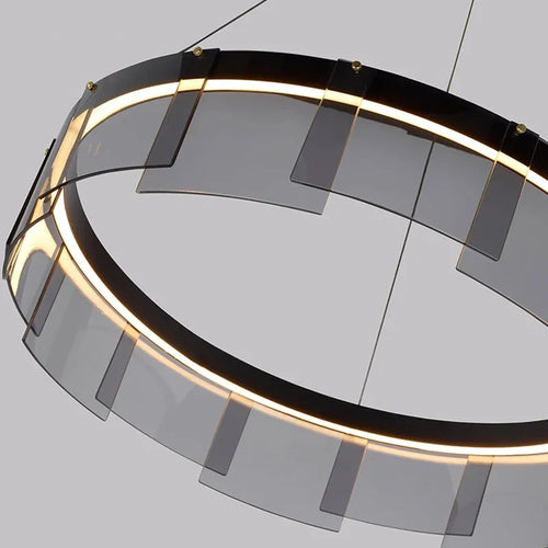 suspension en verre moderne pour un éclairage élégant et minimaliste - vue 5 sur 9