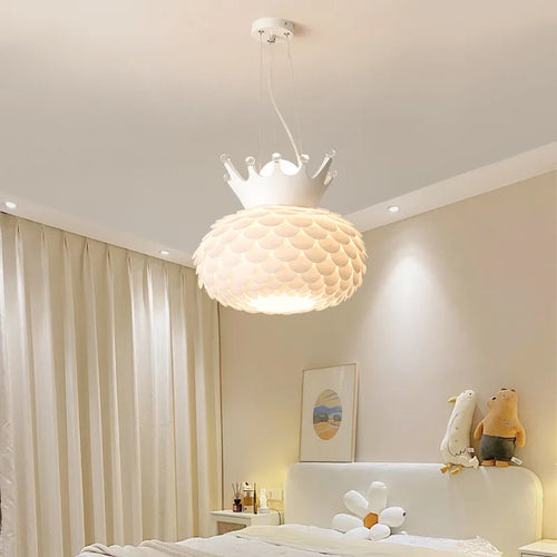 lustre créatif lumière chaude design moderne pour chambre fille - vue 2 sur 10