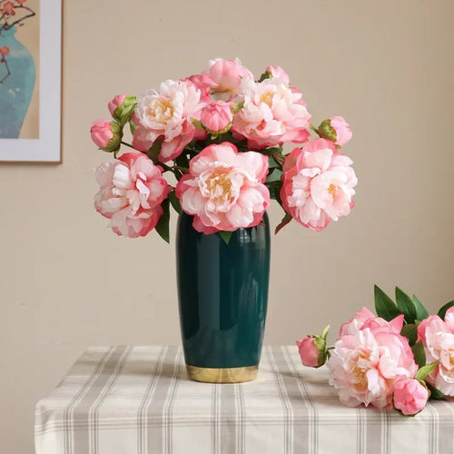 fleurs artificielles en soie pour décoration de café et restaurant - vue 4 sur 10