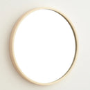 miroirs décoratifs ronds en bois nordique pour intérieur