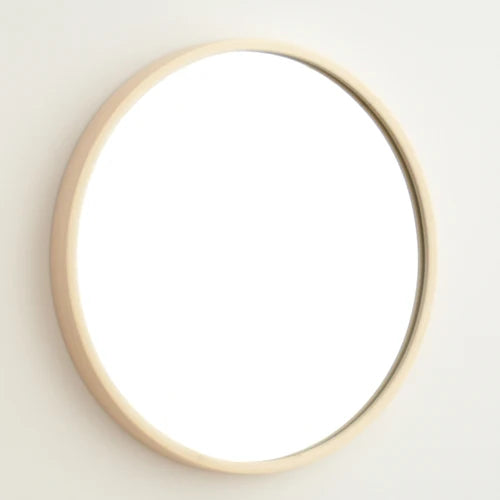 miroirs décoratifs ronds en bois nordique pour intérieur - vue 7 sur 8