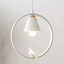 suspension modernes nordiques avec suspension oiseau led