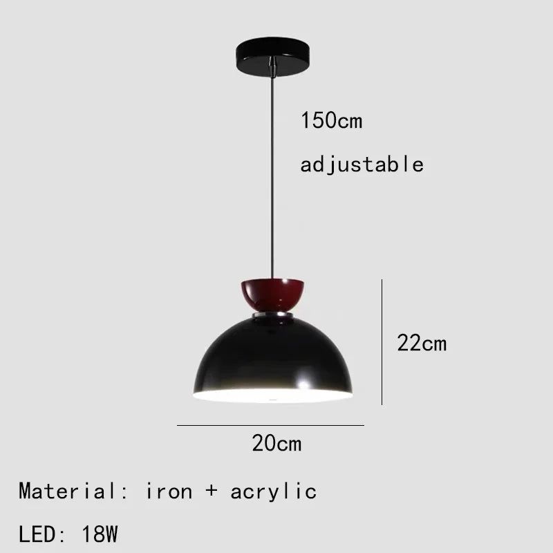 lustre moderne réglable cordon métallique pour intérieur design - vue 22 sur 24