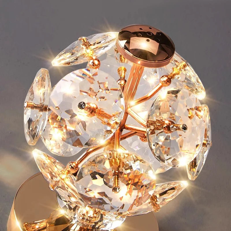 suspension cristal pissenlit avec télécommande et gradation - vue 4 sur 8