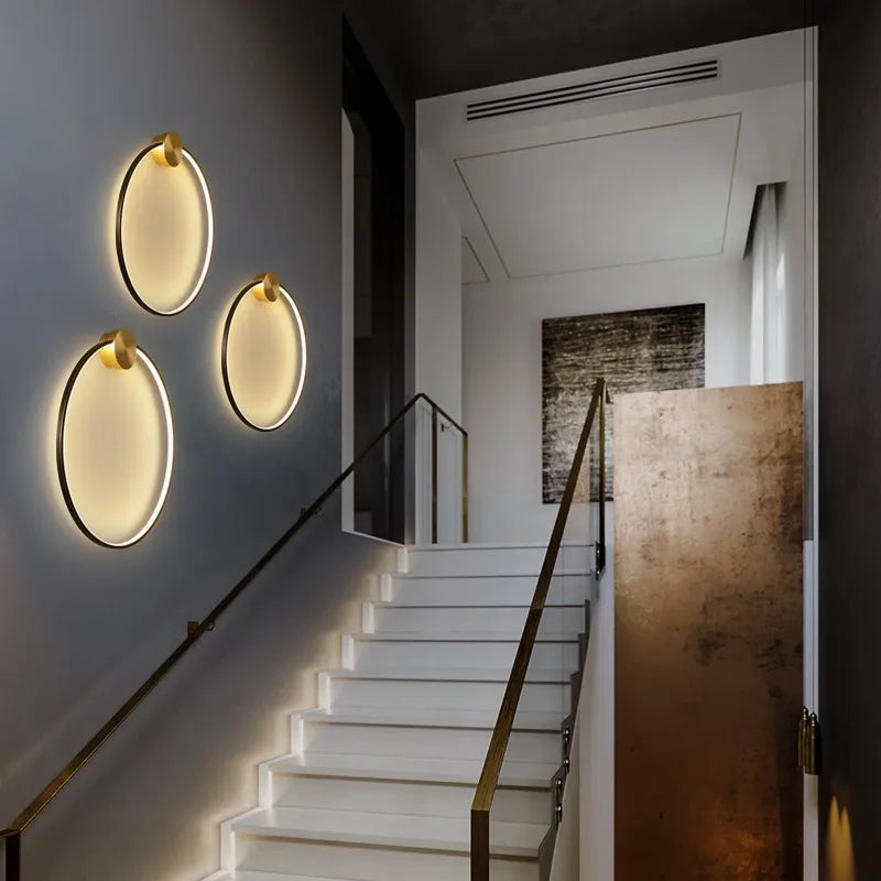 applique murale led en laiton style art déco pour intérieur moderne - vue 2 sur 23
