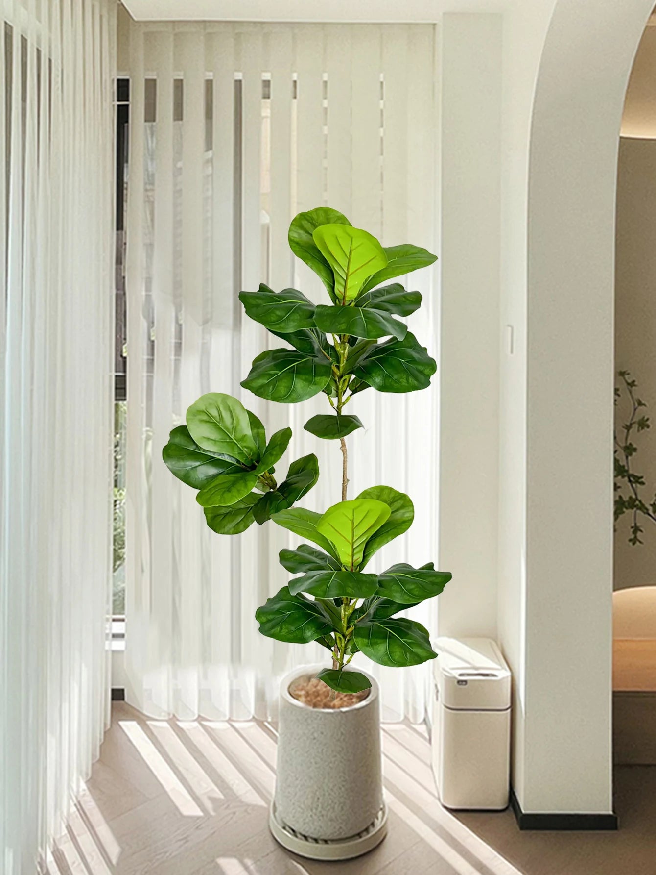 grand arbre ficus artificiel pour décoration intérieure et extérieure - vue 3 sur 10