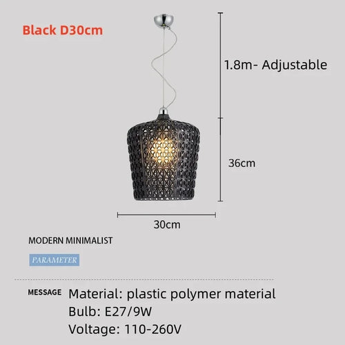 lustre moderne en acrylique pour décoration intérieure élégante - vue 16 sur 16