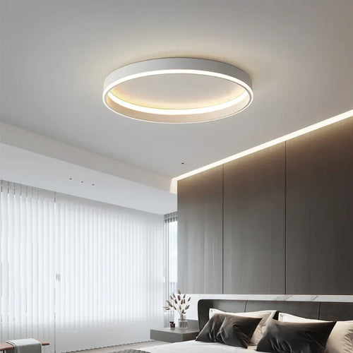Plafonnier led ronde nordique pour intérieur - vue 6 sur 12