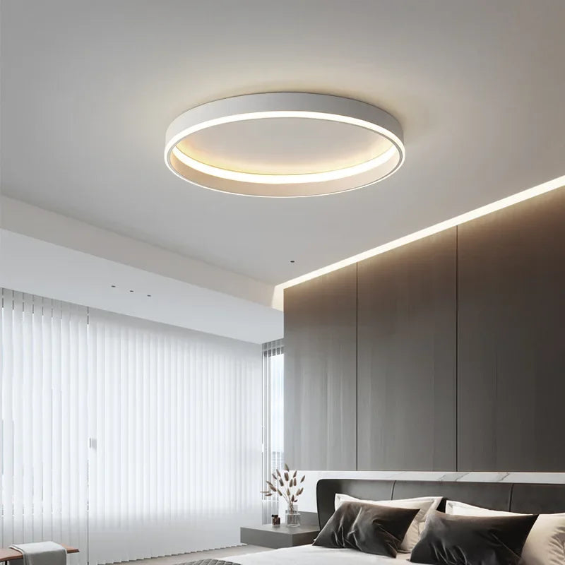 Plafonnier led ronde nordique pour intérieur - vue 5 sur 12