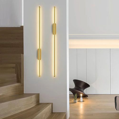 Applique murale LED en or noir - vue 7 sur 10