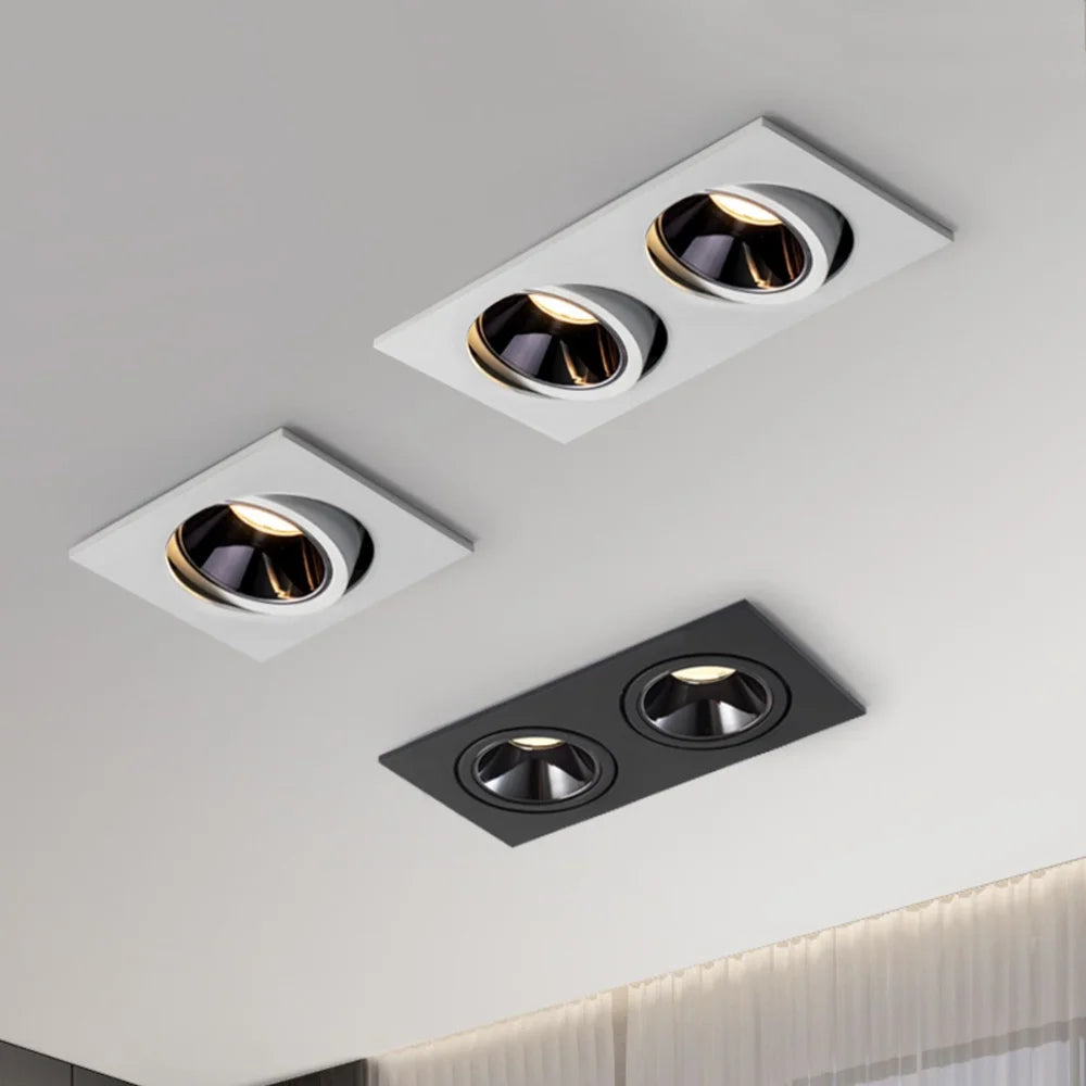 Plafonnier à spots Led intégré à intensité réglable - vue 2 sur 10