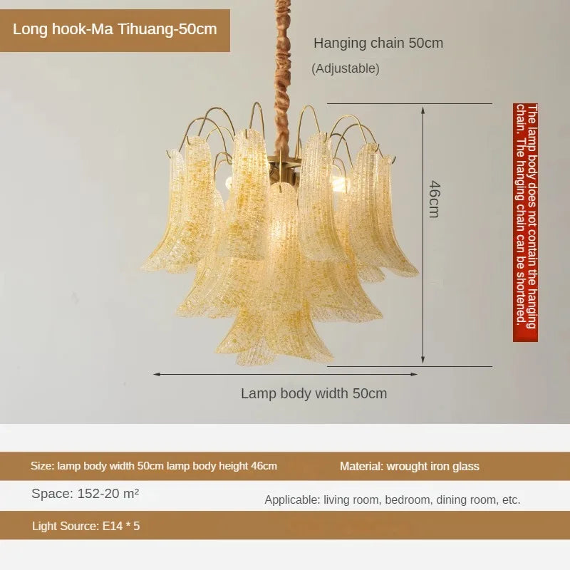 lustre en cristal de luxe rétro pour intérieur élégant - vue 8 sur 12