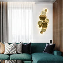 applique murale led moderne luxe nordique pour tv fond