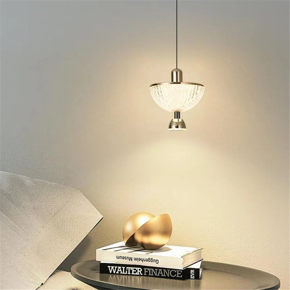 suspension créative en acrylique style nordique luxe décoratif - vue 5 sur 8
