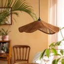 suspension Nordique chanvre E27 LED salle à manger japonais tricoté chambre