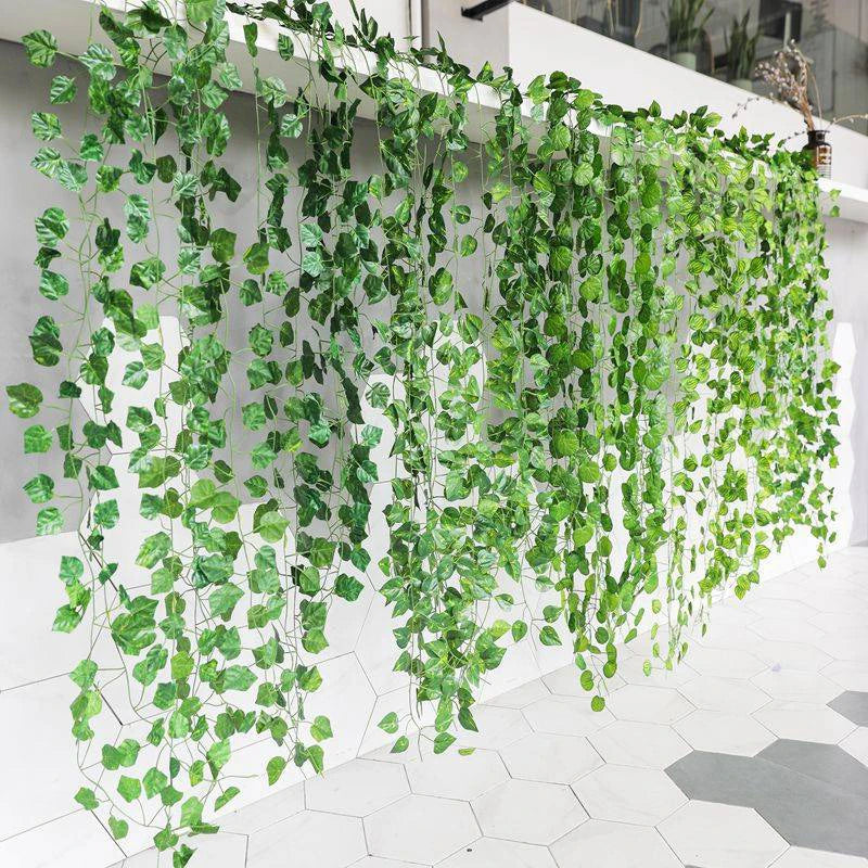 jardinière murale en rotin et osier fait main pour plantes - vue 6 sur 28