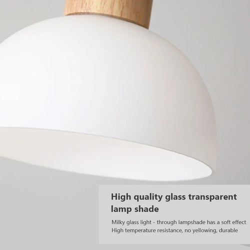 Suspension LED en verre design nordique créatif petit oiseau - vue 6 sur 9
