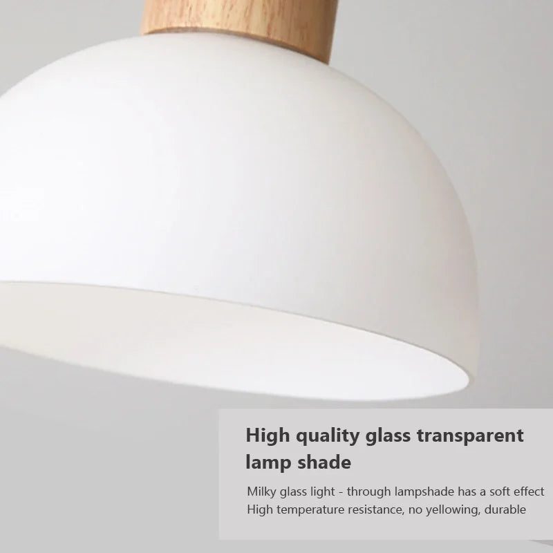 Suspension LED en verre design nordique créatif petit oiseau - vue 6 sur 9