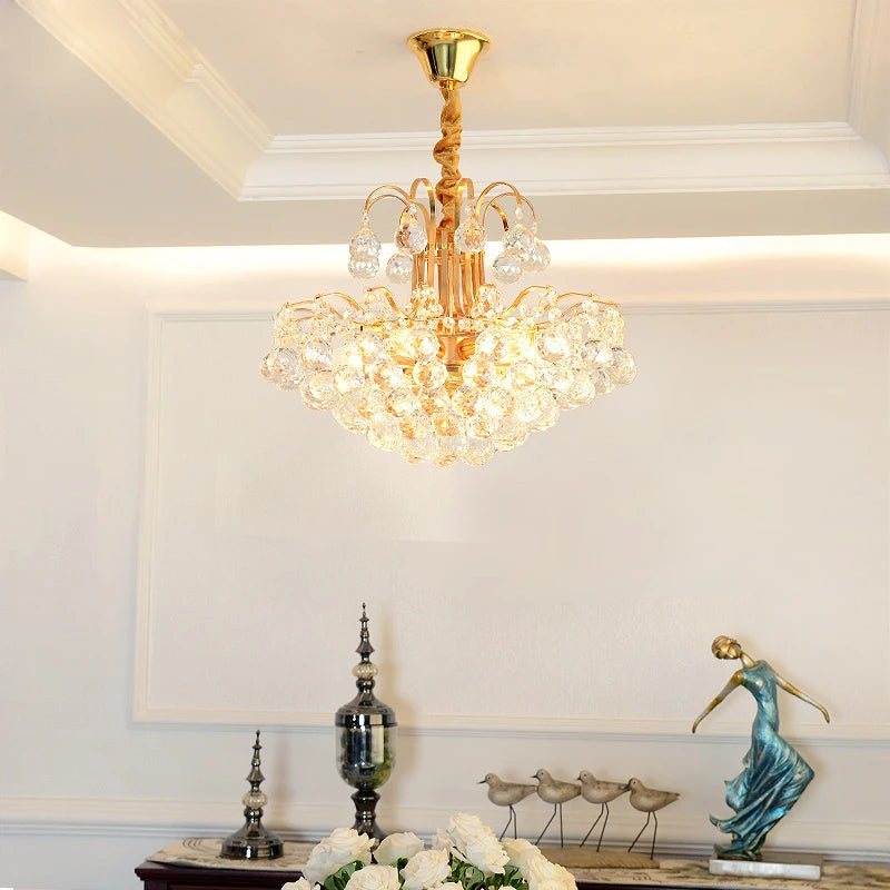 lustre en cristal moderne pour intérieur design et élégant - vue 2 sur 6