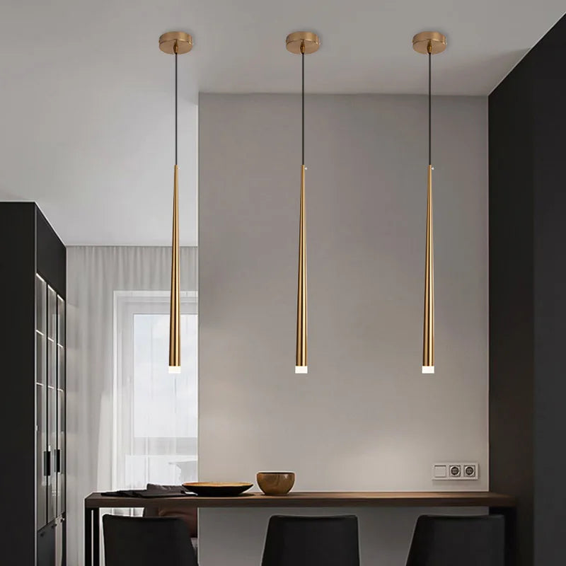 lampes suspendues led design nordique moderne décoratives - vue 5 sur 8