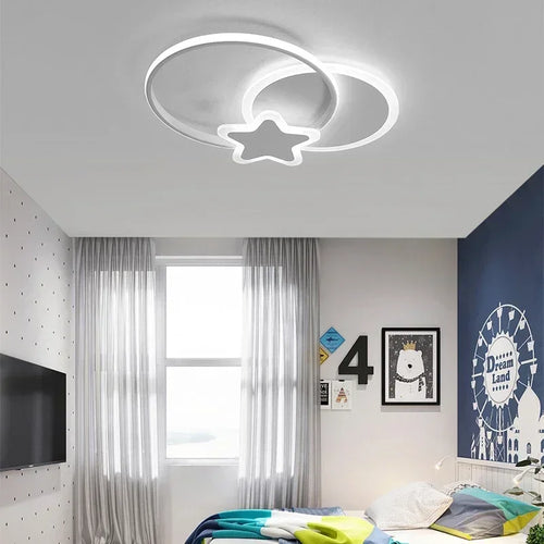 Plafonnier moderne à LEDs pour enfants chambre salon salle à manger chambre étude allée - vue 6 sur 24