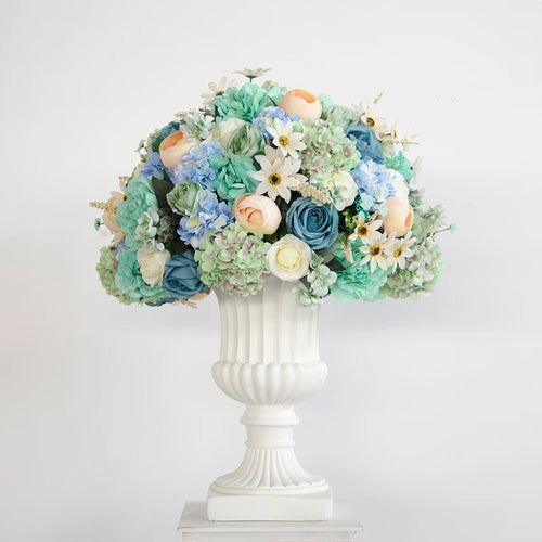 boules de fleurs artificielles en soie pour décoration de mariage et photo - vue 16 sur 22