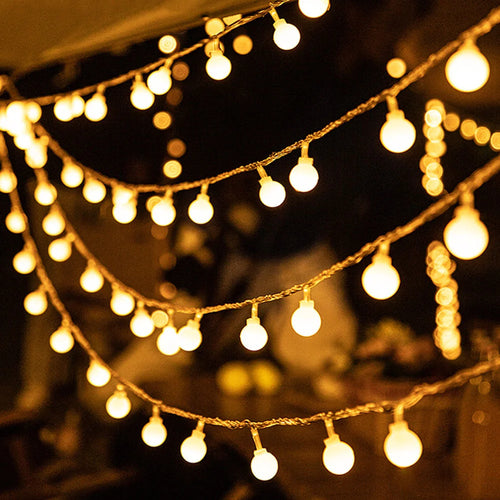 guirlande lumineuse féerique flocons étoiles décoration fête Noël - vue 3 sur 12
