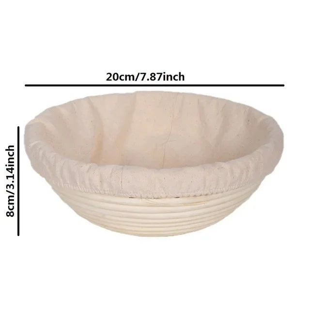 corbeille à pain en rotin panier pour cuisson et fermentation - vue 16 sur 18