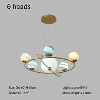 suspension créative en forme de planète pour décoration unique
